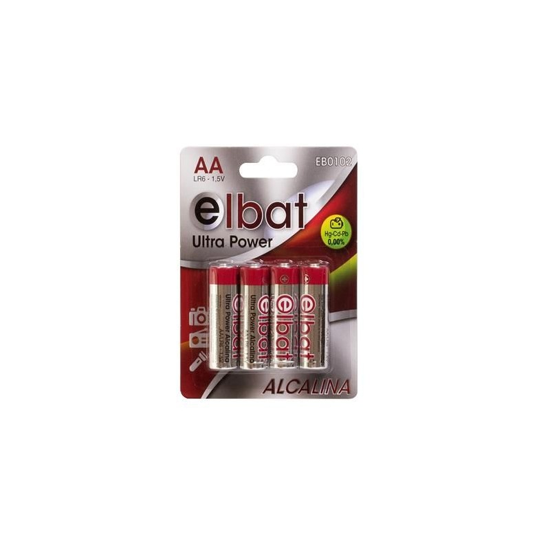 Pilas Alcalinas LR-06 AA pack de 48 pilas