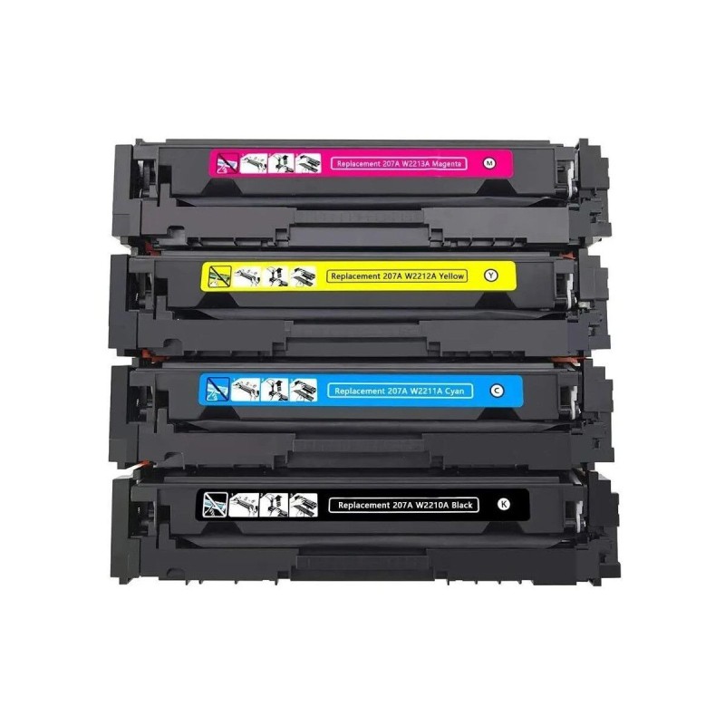 HP 207A Toner compatible (W2210A, W2211A, W2212A, W2213A)