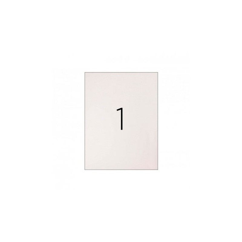 Etiqueta adhesiva Din A4, folio tamaño 210 x 297 mm impresora