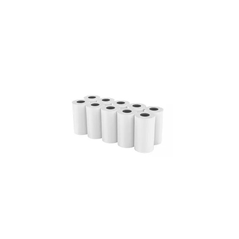 10 Rollos de Papel Térmico 57x35x12 | BPA Free | Certificado