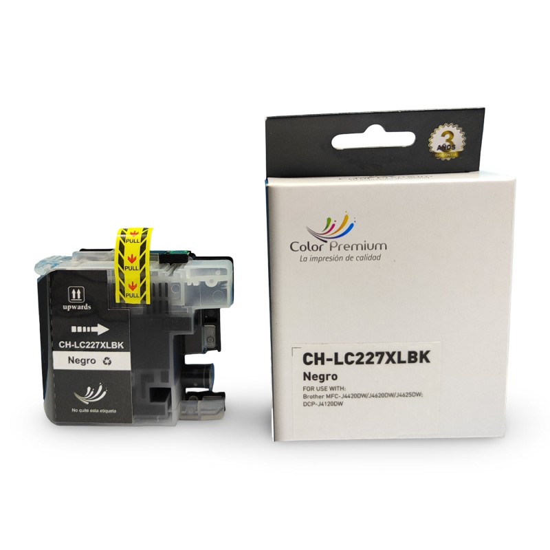 Brother Lc-227xl Bk Negro Cartucho De Tinta Compatible