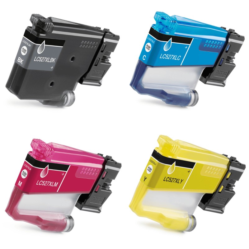 Brother LC527XL tinta compatible ( LC527XLBK, LC527XLC, LC527XLM, LC527XLY)