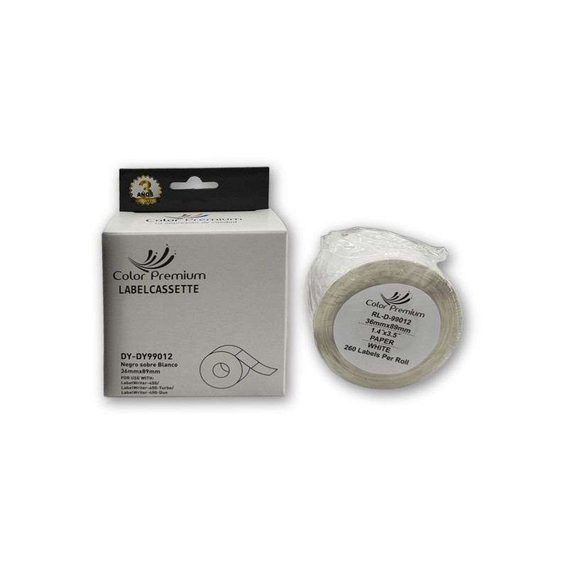 Etiquetas Dymo 99015 compatibles ColorPremium calidad precio