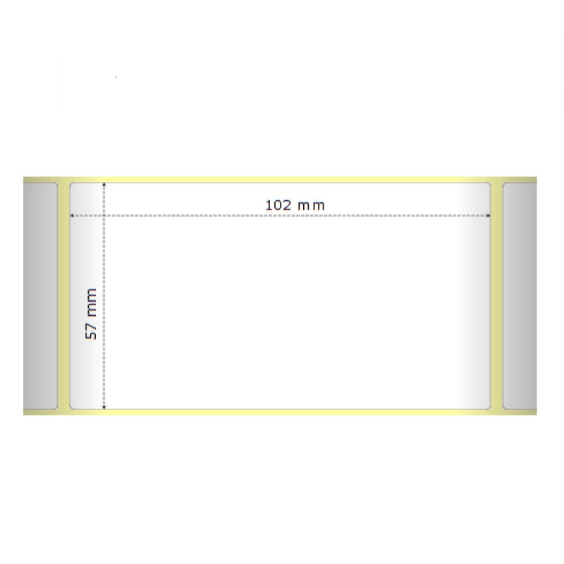 Zebra 800262-405 etiquetas térmicas 57x102mm compatibles Et/Rotolo Z2000D (PACK12)