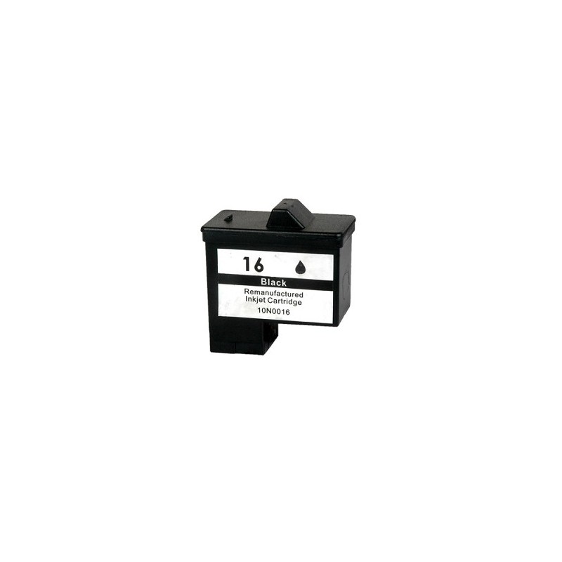Cartucho de tinta Lexmark nº16, compatible con Lexmark, negro