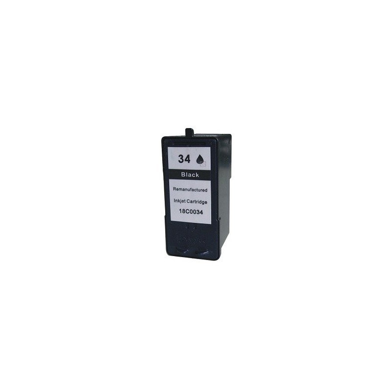 Cartucho Lexmark nº34 negro compatible 018C0034E
