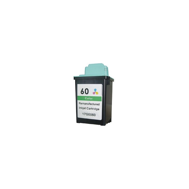 Cartucho Lexmark nº60 tricolor compatible 17G0060