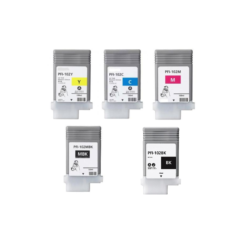 Cartucho de tinta Canon PFI-102 / PFI 102 compatible a Canon