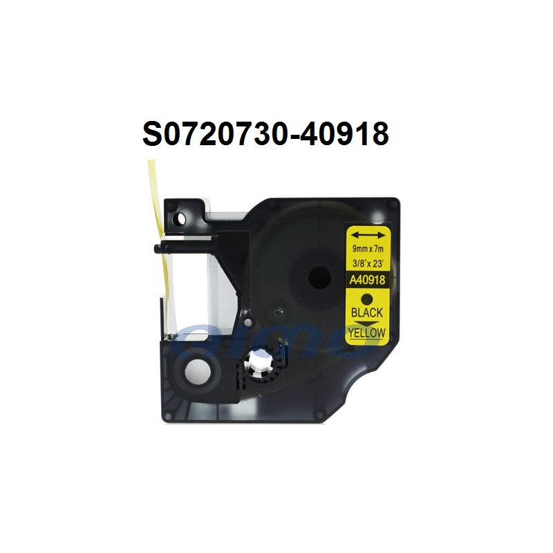Cinta rotuladora Dymo 40918 compatible al original S0720730