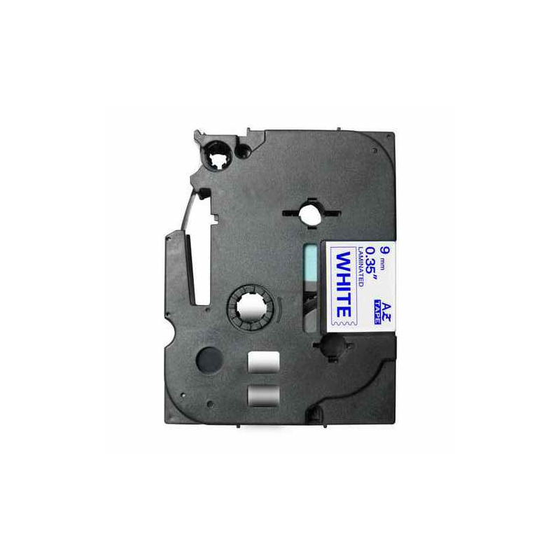TZE223 Cinta laminada Brother compatible 9 mm x 8 metros