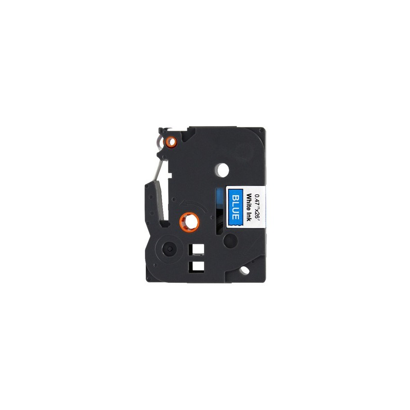 TZE535 Cinta laminada Brother compatible 12 mm x 8 metros