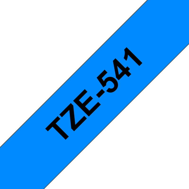 TZE541 Cinta laminada Brother compatible 18 mm x 8 metros