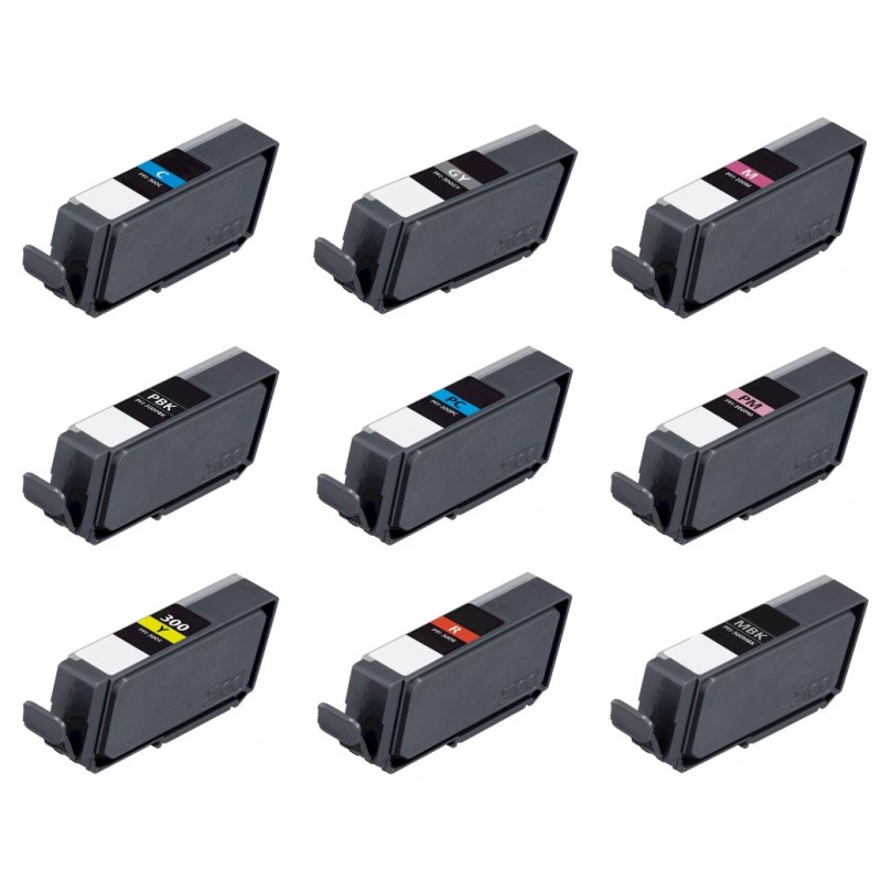 Canon PFI-300 cartucho de tinta compatible 44193C001, 4194C001, 4195C001, 4196C001, 4197C001, 4198C001, 4199C001, 4200C001