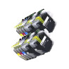 Pack 10 cartuchos de tinta LC3213 LC3211